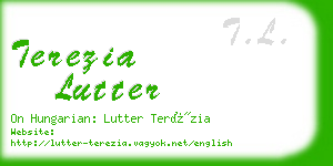 terezia lutter business card